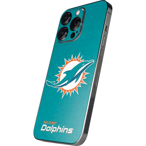 NFL Miami Dolphins Distressed- Aqua iPhone 16 Pro Skin